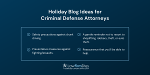 holiday blog ideas for criminal attorneys