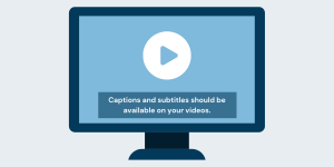 captions and subtitles should be available on your videos